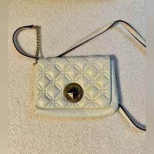 Kate Spade Quilted Leather handbag.  In excellent condition with gold hardware.